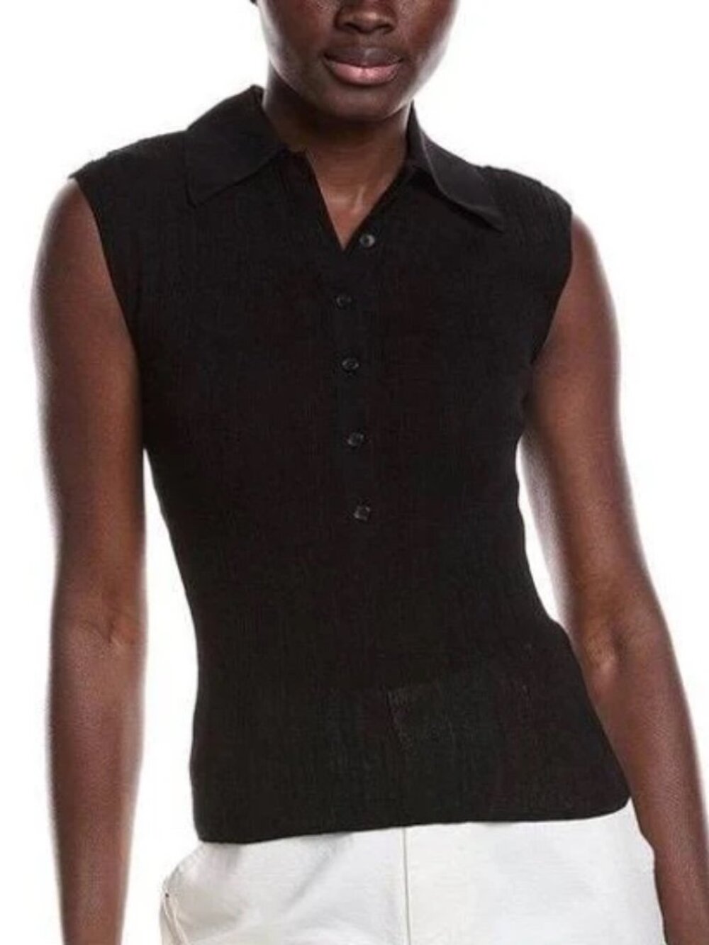 A.L.C. Womens  Ollie Top, Black Size - Medium